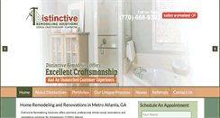 Desktop Screenshot of distinctiveremodeling.net
