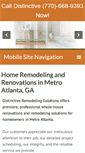 Mobile Screenshot of distinctiveremodeling.net